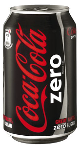 Cola zero blik